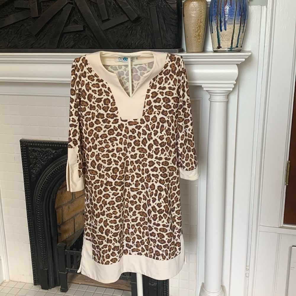 BO & NIC‎ Capri sheath dress in leopard. Worn a few times. Retail 148